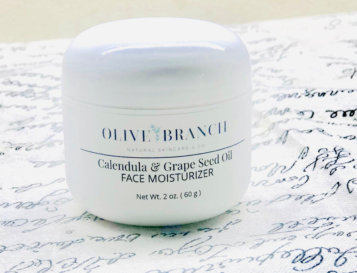 Calendula & Grape Seed Oil Face Moisturizer Olive Branch Natural